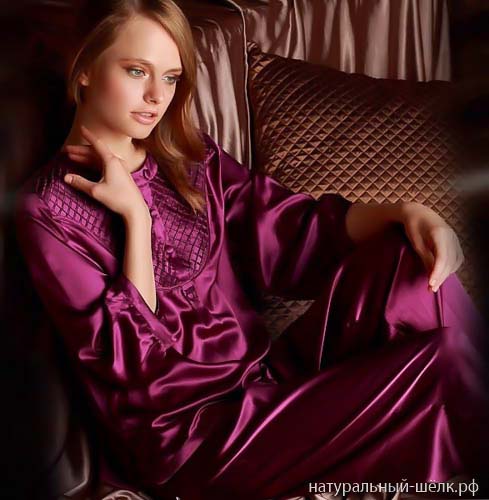 Пижама М273 шелковая для женщин
