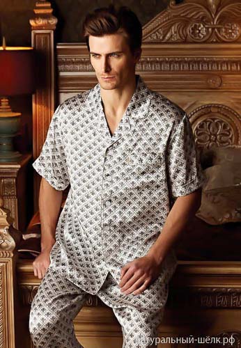 Пижама М311 из шёлка мужская
