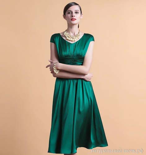 Платье НЙ028 для женщин, из шёлка
